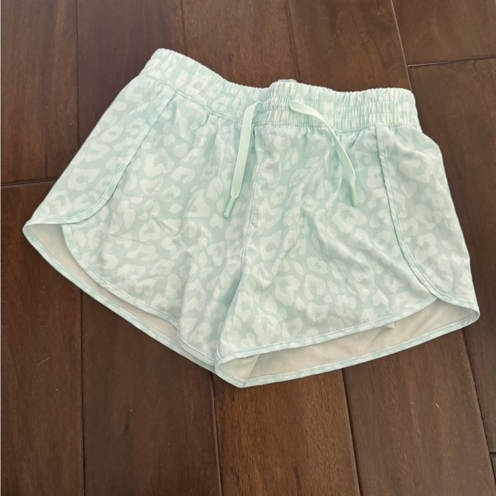 90 Degree By Reflex Mint Patterned Kids Shorts